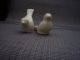 Vintage White Bird Salt And Pepper Shakers Cork Stopper Porcelain/ceramic? Salt & Pepper Shakers photo 7