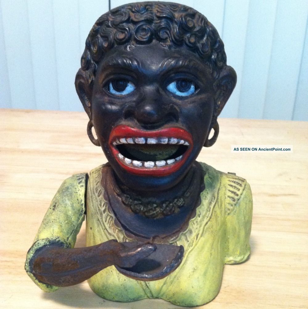 English Cast Iron Mechanical Bank 