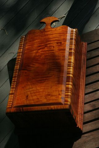 Tiger Maple Candle Box photo