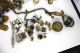 Huge Steampunk Lot Glasses Watch Victorian Jewelry Brass Razor Cases Parts Gold Metalware photo 4