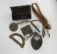 Huge Steampunk Lot Glasses Watch Victorian Jewelry Brass Razor Cases Parts Gold Metalware photo 8