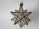Vintage Antique Arts & Crafts Leaded Brass & Glass Star Lamp Lamps photo 1