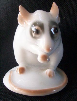 Very Early Rosenthal Porcelain Mouse Figurine Model 39 As Cute As Can Be photo