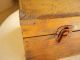 Vintage Wood Fishing Lure Tackle Or Tool Box 1950 Plate Removable Drawer Boxes photo 4