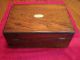 Antique Rosewood Box With Key Boxes photo 3