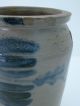 Antique Cobalt Salt Glazed Stoneware Crock Jug Pottery Crocks photo 2