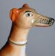 Antique Vtg 19th Century Staffordshire Whippet Or Greyhound & Hare Figurines photo 2