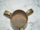 Antique Russian Copper/brass 3 - Handled Mug/jug Metalware photo 1