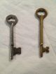 Antique Keys 5 Total 3 1/8 