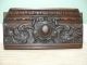 19thc Oak Carved Pediment With Heraldic & Floral Decor Other photo 2