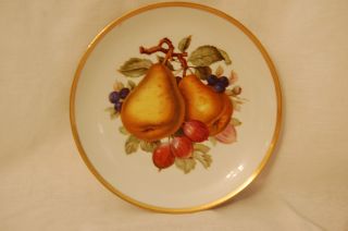 Vintage Mitterteich Bavaria Made In Germany Fruit Plate Pear - photo