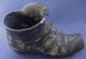 Antique Decorative Metal Mini Shoe With Two Mice Metalware photo 1