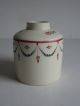Antique Painted English Pearlware Creamware Tea Caddy C1810 Other photo 2