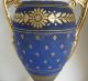 Pair Antique Sevres Style Porcelain Vase / Urn W/handles Fox Hunt Hunting Scene Vases photo 4
