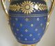 Pair Antique Sevres Style Porcelain Vase / Urn W/handles Fox Hunt Hunting Scene Vases photo 5