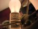 Vintage Bouillotte Lamp & Candle Holder,  Hollywood Regency - Chapman Era Lamps photo 4