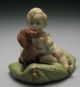 Adorable Piano Baby & Worried Dachshund Daschund Giuseppe Cappe Figurine Figurines photo 4