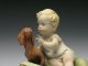 Adorable Piano Baby & Worried Dachshund Daschund Giuseppe Cappe Figurine Figurines photo 5
