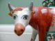 19thc Staffordshire Spill Figure Of Cow & Calf Figurines photo 4