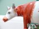 19thc Staffordshire Spill Figure Of Cow & Calf Figurines photo 6