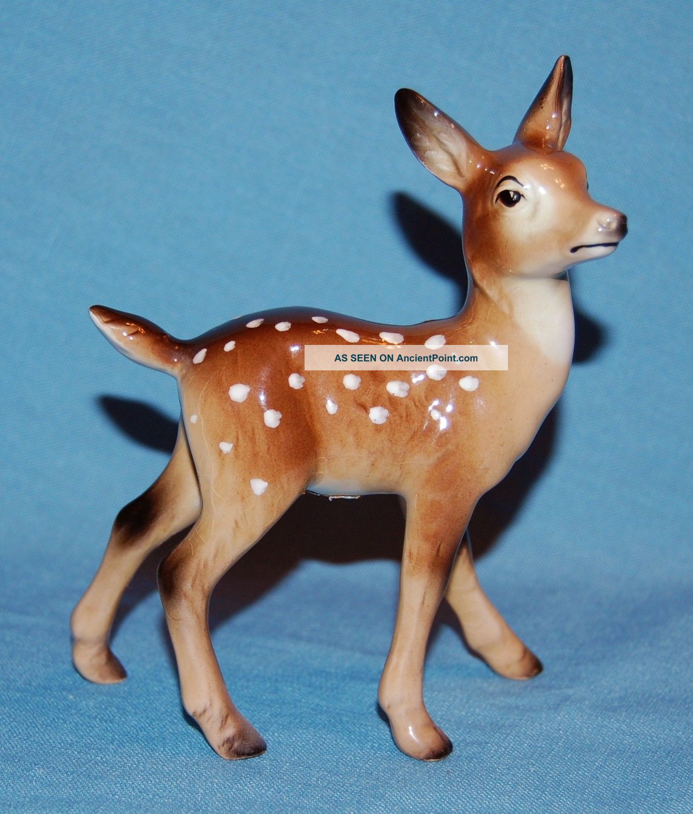 Vintage Japan Porcelain Ceramic Pottery Gorgeous & Sweet Fawn Deer Figurine Figurines photo