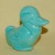 Vintage Porcelain Ceramic Shawnee Pottery Darling Little Blue Duck Bird Figurine Figurines photo 2