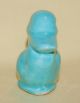 Vintage Porcelain Ceramic Shawnee Pottery Darling Little Blue Duck Bird Figurine Figurines photo 3
