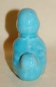 Vintage Porcelain Ceramic Shawnee Pottery Darling Little Blue Duck Bird Figurine Figurines photo 7