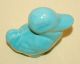 Vintage Porcelain Ceramic Shawnee Pottery Darling Little Blue Duck Bird Figurine Figurines photo 8