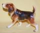 Vintage Japan Porcelain Ceramic Pottery Lovely Beagle Or Fox Hound Dog Figurine Figurines photo 2
