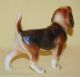 Vintage Japan Porcelain Ceramic Pottery Lovely Beagle Or Fox Hound Dog Figurine Figurines photo 7