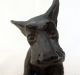 Seated Bronze Finish Metal Scottish Terrier Scottie Dog Figurine Metalware photo 1