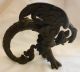 Antique Winged Serpent. Metalware photo 2