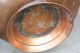 Copper Coal Scuttle Bucket Delft Porcelain Handles Brass Lion Head Decorations Metalware photo 9