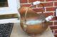 Copper Coal Scuttle Bucket Delft Porcelain Handles Brass Lion Head Decorations Metalware photo 8