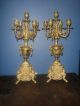 Victorian Antique Candelabras Circa 1900 ' S Metalware photo 5