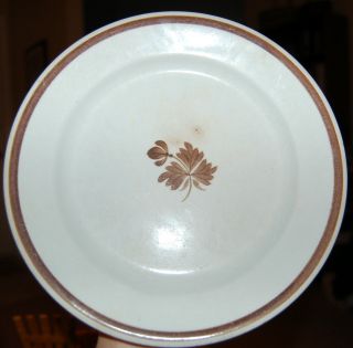Tea Leaf Lustre Plate Dating Approximately 1856 By Anthony Shaw photo