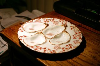 Vintage Oyster Plate - Haviland & Co.  Limoges - Condition photo