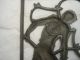 Machine Age Buderus Wall Panel,  Art Deco,  Moshage 1930 Miners Iron Men Pour Metalware photo 3