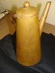 Antique Primitive Coffee/tea Pot,  Copper Metalware photo 1