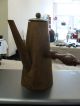 Antique Primitive Coffee/tea Pot,  Copper Metalware photo 7