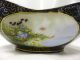 Meissen? Antique Large Handpainted Porcelain Bowl Butterfly 1800 ' S Numbered Bowls photo 3