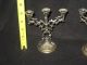 Italian Silver Plate Petite Candelabra - Chalice Priest Candlestick Altar Metalware photo 3