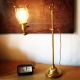 Vintage Antique Machine Age Articulating Brass Steampunk Lamp Light Lamps photo 1