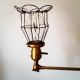 Vintage Antique Machine Age Articulating Brass Steampunk Lamp Light Lamps photo 4