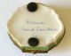 Rare French 19thc Porcelain Trinket Or Pill Box Signed Boxes photo 2