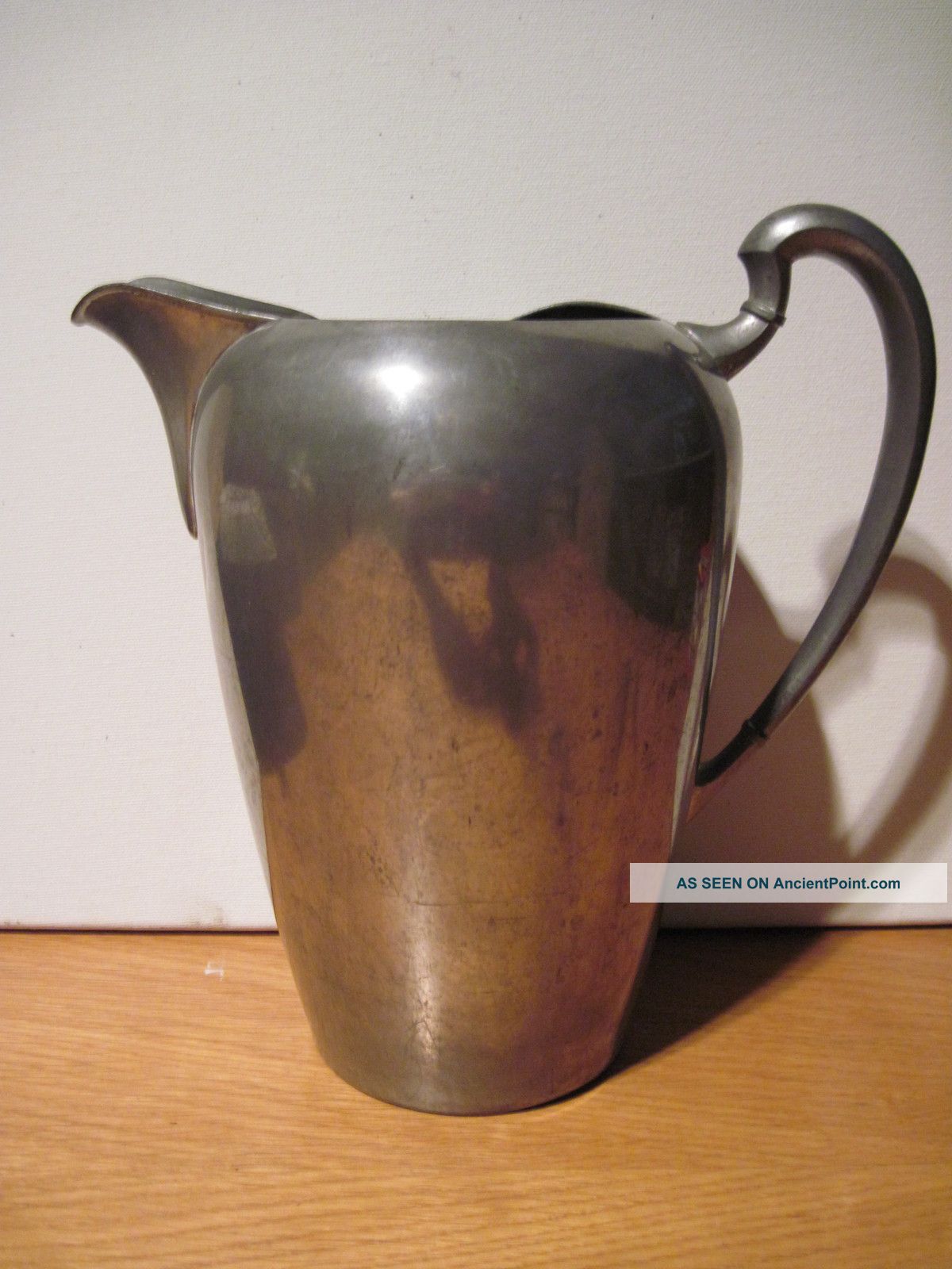 Classic Shaped Solid Pewter Picher Reduced Price Metalware photo