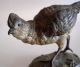 Antique Austrian Vienna Cold Painted Bergman Bronze Pheasant Figurine Metalware photo 1