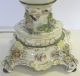 19th Century Fruit And Floral Meissen Porcelain Table Lamp Lamps photo 3