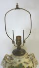 19th Century Fruit And Floral Meissen Porcelain Table Lamp Lamps photo 6